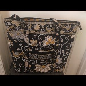 Vera Bradley Yellow Bird print tote